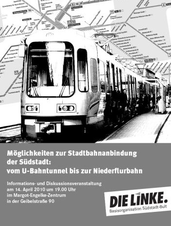 Einladung zum Vortrag über die Sallstraße der Partei Die Linke vom 06.04.2010.